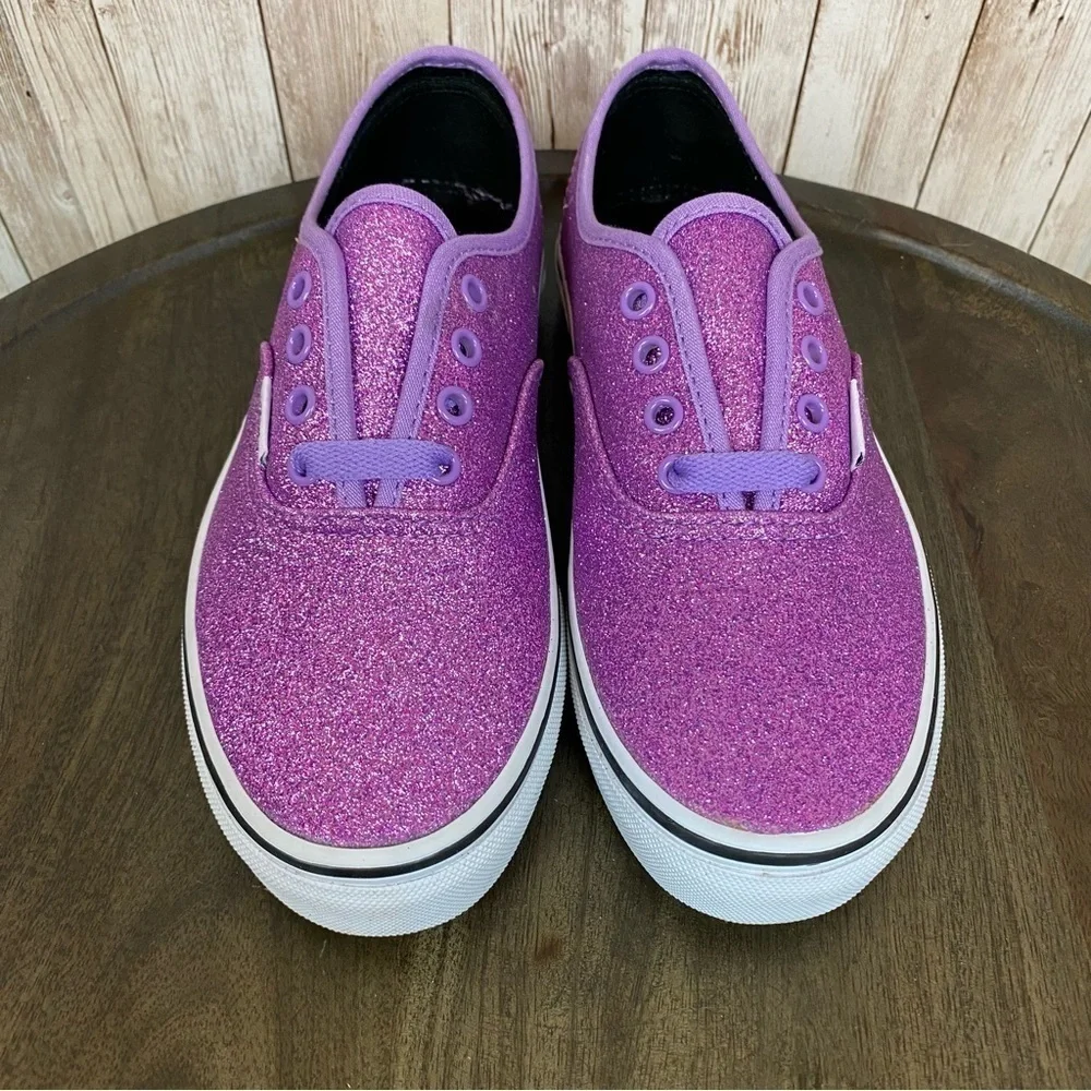 Vans Authentic Glitter Sneakers Size 3 Kids